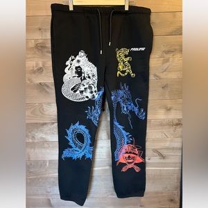 Samurai Sweatpant - Black. Size XL